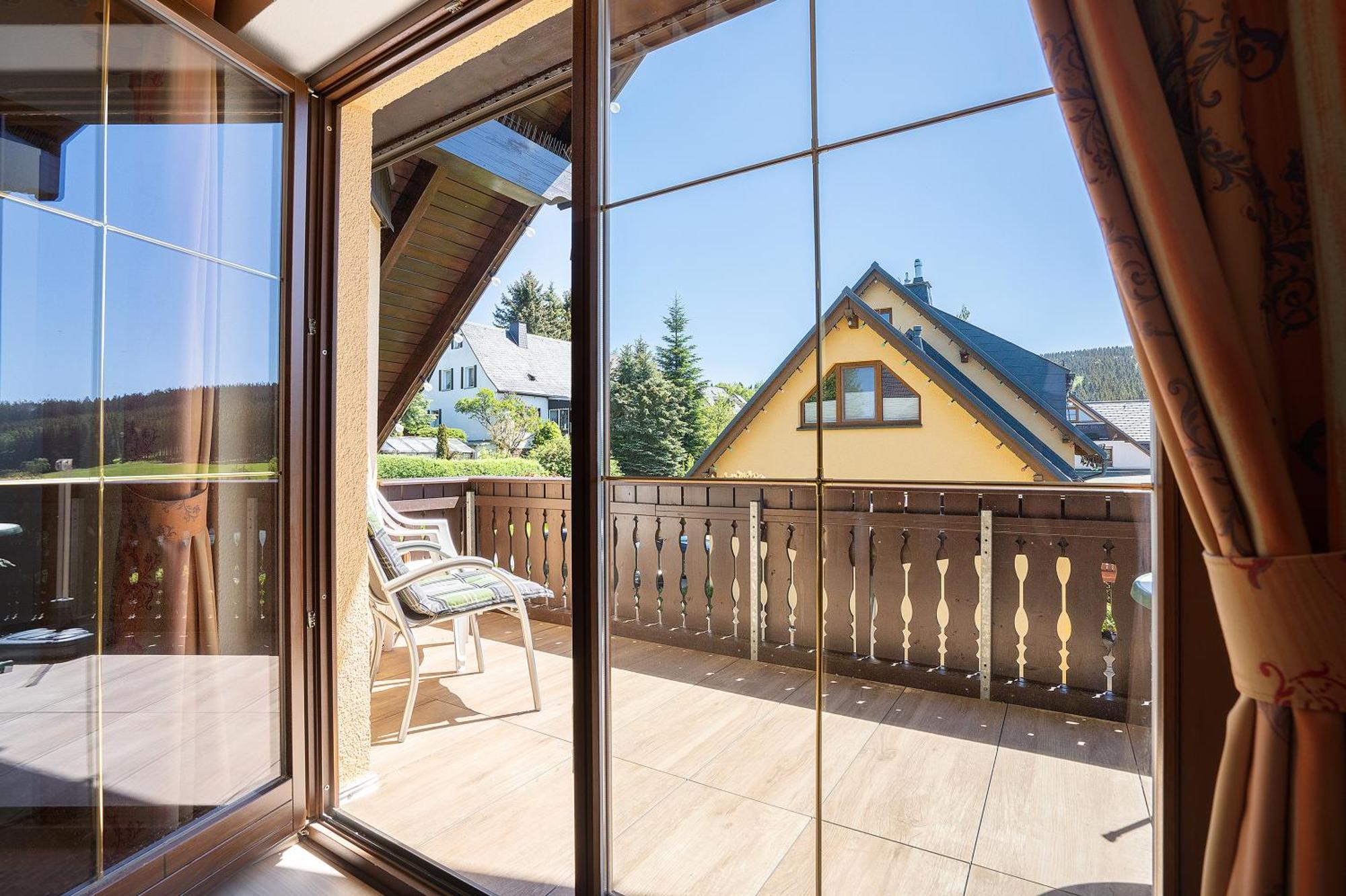 Pension Bergblick Мариенберг Екстериор снимка